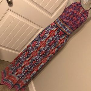 Stained Glass inspired London Times maxi dress